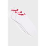Hugo Logolu Streç Pamuklu 3 Pack Çorap Erkek Çorap 50516405 100 - Beyaz - Kırmızı - 43 - 46