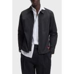 Hugo Pamuk Karışımlı Oversize Fit Fermuarlı Ceket Erkek Ceket 50556274 001 - Siyah