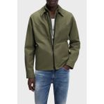 Hugo Pamuk Karışımlı Oversize Fit Fermuarlı Ceket Erkek Ceket 50556274 389 - Haki