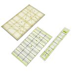 Hugwish Terzi cetveli 5 x 30 cm 15 x 30 cm, kesme cetveli, yama işi cetvel, dikiş aksesuarı, cetvel, cetvel, ızgara ve açı göstergeli yorgan cetveli (şeffaf, 15 x 30 cm TİPE-B)