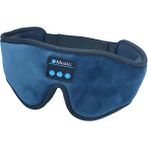 Huiding Up 3D Bluetooth 5.0 Kablosuz Kulaklık Başa Takılan Işık Koruyucu Hafızalı Köpük Göz Maskesi (Yurt Dışından) - Mavi
