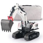 Huina 1/14 Profesyonel 22 Kanal RC Model 4 Farklı Kepçeli Ekskavatör Kazıcı Uzaktan Kumandalı Çok Fonksiyonlu İş Makinesi