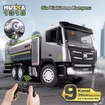 HUINA 1316 1/18 RC Sis Püskürtme Kamyonu İş Makinesi Uzaktan Kumandalı RC Model Gerçekçi Similasyon Ses & Işık