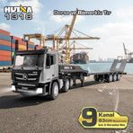 HUINA 1318 1/24 RC Dorse ve Römorklu Tır Kamyon Uzaktan Kumandalı İş Makinesi RC Model Similasyon Ses & Işık