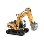 Huina 1550 1:14 RC Model Ekskavatör Paletli Metal Kepçe Uzaktan Kumandalı Çok Fonksiyonlu İş Makinası