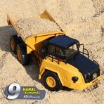 Huına 1553 1/24 2.4 GHZ Sesli Işıklı 9 Kanal RC Uzaktan Kumandalı Damperli Kamyon İş Makinası