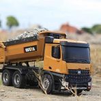 Huına 1573 1/14 Uzaktan Kumandalı Yüksek Kalite RC Model Damperli Kamyon