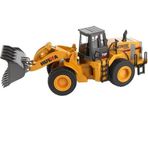 Huına 1913 1/40 Kumandasız Sergilenmeye Hazır Diecast Metal Ekskavatör Buldozer Kamyon İş Makinası