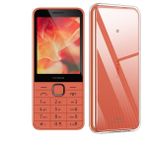 HuiYouMY Nokia 220 4G 2024 ile uyumlu kılıf, silikon darbeye dayanıklı Nokia 220 4G 2024 ile uyumlu koruyucu kılıf cep telefonu kılıfı çanta case Clear