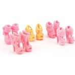 Huizongxu 10 Pairs Moda Renkli Karışık Stil Sandalet Yüksek Topuklu Ayakkabı Barbie Bebek Oyuncak Çocuklar Için Kız (Yurt Dışından) - NA