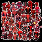 Huizongxu 35 Adet Karikatür Marvel Deadpool Çıkartmalar Disney Avengers Komik Çıkartmalar Gitar Bagaj Kaykay Dizüstü Su Geçirmez Etiket Oyuncaklar (Yurt Dışından) - NA