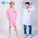 Huizongxu Çocuk Giyim Rol Oynamak Kostümleri Oyunu Doktor Hemşire Genel Beyaz Elbise Hemşire Üniforma Oyuncak Bb (Yurt Dışından) - Kutu Oyunları
