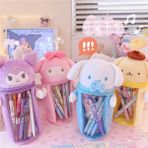 Huizongxu Kawaii Sanrio Peluş Kalem Kutusu Karikatür Kuromi My Melody Cinnamoroll Peluş Bebek Sevimli Güzellik Kalemlik Kutusu Oyuncaklar Kızlar Için Hediye (Yurt Dışından) - Renkli