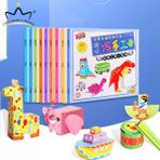 Huizongxu Kitap 12 Sayfa Çocuklar Diy 3D Kağıt Katlama Sanat Zanaat Montessori Oyuncaklar Karikatür Hayvan Origami El Sanatları Kağıt Sanatı Öğrenme Çocuklar Için Eğitici Oyuncaklar (Yurt Dışından)