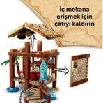 Hüke Trend LEGO One Pıece Yel Değirmeni Köyü Kulübesi - Renkli