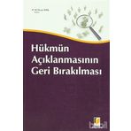 HÜKMÜN AÇIKLANMASININ GERI BIRAKILMASI - ERHAN GÜNAY