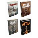 hükümdarlar seti: Timur, Büyük İskender, Cengiz Han, Attila