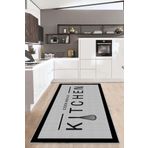 Hülya Home Mutfak Halısı Geometrik İskandinav Eskitmeli Dijital Baskı Yıkanabilir Kaymaz Taban 9026MUTFAKHULYA