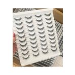 hulyabeauty 3d 20 Çift Gerçek Saç Takma Kirpik 20'li
