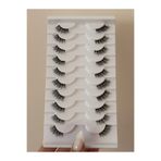 hulyabeauty GERÇEK SAÇ İPEK 10LU YARIM KİRPİK SETİ