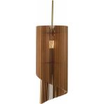 Hüma Modern Tasarım Doğal Ahşap Mdf Lazer Kesim Rustik Salon Avize - Kahverengi - 1