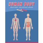 human body anatomy coloring book