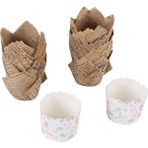Humble 150 Adet Lale Cupcake Gömlekleri Pişirme Bardaklar Muffin Liner Yağ Geçirmez Kağıt Cupcake Sarmalayıcılar Düğün, Doğum Günü Partisi (Yurt Dışından)
