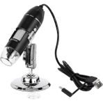 Humble 1600X Digital Microscope Camera 3ın1 USB Portable Elec Microscope For Soldering LED Magnifier For Cell Phone Repair (Yurt Dışından) - Siyah - 1 Adet