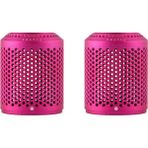 Humble 2x Suitable For Hair Dryer HD01 HD03 HD08 Dustproof Outer Filter Cover Vacuum Cleaner Accessories Rose Red (Yurt Dışından)