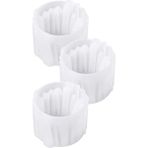 Humble 3 Parça Mumluk Silikon Şamdan Reçine Kristal Şekli Epoksi Döküm (Yurt Dışından) - White - Beyaz