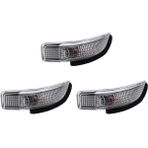 Humble 3x 8174052050 Yaris Prius C Için Ön Sol Dikiz Yan Ayna Dönüş Sinyali Gösterge Işığı (Yurt Dışından) - Siyah