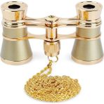 Humble 3X25 Opera Görüntüleme Dürbün Tüm Metal Saplı/zincir Bayanlar Retro Küçük Dürbün Mini Dürbün (Yurt Dışından) - Colored - Renkli