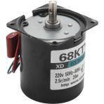Humble 4 Adet 68KTYZ Mini Dişli Motor Ac 220V 28W 2.5r/min Büyük Tork Sabit Mıknatıslı Senkron Dişli Motor (Yurt Dışından) - Black - Siyah