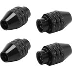 Humble 4 Adet Çok Hızlı Değişim Anahtarsız Mandren Evrensel Chuck Değiştirme Dremel 4486 Döner Aletler 3000 4000 7700 8200 (Yurt Dışından) - Black - Siyah
