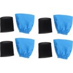 Humble 4x Textile Filter Bags Wet And Dry Foam Filter For Mv1 Wd1 Wd2 Wd3 Vacuum Cleaner Filter Bag (Yurt Dışından)