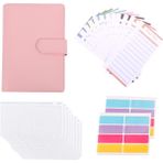 Humble A6 Bütçe Bağlayıcı Para Tasarrufu Nakit Zarflar Sistem Kapağı, Su Geçirmez Şeffaf Bağlayıcı Cepler, Gider Bütçe Planlayıcısı, Pembe (Yurt Dışından) - Pink