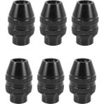 Humble Adet Çok Hızlı Değişim Anahtarsız Mandren Evrensel Chuck Değiştirme Dremel 4486 Döner Aletler 3000 4000 7700 8200 (Yurt Dışından) - Black - Siyah