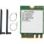 Humble AX210NGW Wifi Kartı + 2xantenna Wıfı 6e Bluetooth 5.2 2.4ghz 5ghz 3000MBPS M.2 Kablosuz Adaptör 802.11AX Ağ Kartı (Yurt Dışından)