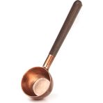 Humble Kahve Çekirdeği Ölçme Kaşığı Masif Ahşap Bakır Ölçme Kaşığı Kahve Tozu Kantitatif Kaşık Ölçme Kaşığı 10G (Yurt Dışından)