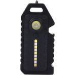Humble LED Kırmızı Mavi Omuz Polis Işığı USB C Şarj Edilebilir Yanıp Sönen Güvenlik Yenilik Aydınlatma Anahtarlık El Feneri Uyar Işığı D (Yurt Dışından)