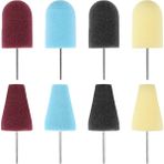 Humble Parlatma Parlatma Tekerleği Araba Cilası Parlatma Parlatma Süngeri Koni Metal Köpük Ped Araba Bakım Otomobil Temizleme Aracı (Yurt Dışından) - Colored - Renkli