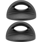 Humble Üniversal Tencere Kapağı Değiştirme Düğmeleri, Isıya Dayanıklı Tava Kapağı Tutma Kolları (2 Paket), Küçük (Yurt Dışından) - Black
