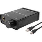 Humble Usb'den Koaksiyel S/pdıf Optik 3,5 Mm/6,3 mm Kulaklık Ses Dönüştürücü (Yurt Dışından) - Siyah