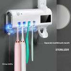Humble Uv Diş Fırçası Tutucu Diş Fırçası Dezenfekte Otomatik Diş Macunu Dispenseri Sıkacakları Ev Banyo Aksesuarları-B (Yurt Dışından) - Beyaz - 1 Adet