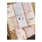 Hume Craft Vintage Gazete Temalı Kağıt Seti Bullet Journal Sticker / Defter / Ajanda / Çıkartma / Scrapbook