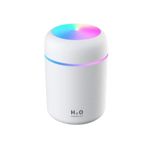 Humidifier Şarj Edilebilir Led Işıklı Ultrasonik Hava Nemlendirici Mini Boy Buhurdanlık Ev ve Araç İçin