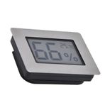 Humidor Için Higrometre, Hidrometre Puro Higrometre LCD Elektronik Termometre, iç Mekan dış Sıcaklık Nem ölçer, Puro Kutusu Gitar çantası kavanozları şarap dolabı Sera