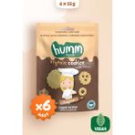 Humm Organi - Organik Vegan Tahinli ve Pekmezli Kurabiye Atıştırmalık Paketi - 6 Adet