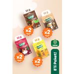 Humm Organic Organik Tatlı Kurabiye Atıştırmalık Paketi - 8 Adet (4 ÇEŞİT)