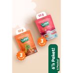 Humm Organic Organik Vegan Çilekli Kurabiye ve Portakallı Kurabiye Atıştırmalık Paketi - 6 adet (2 çeşit)